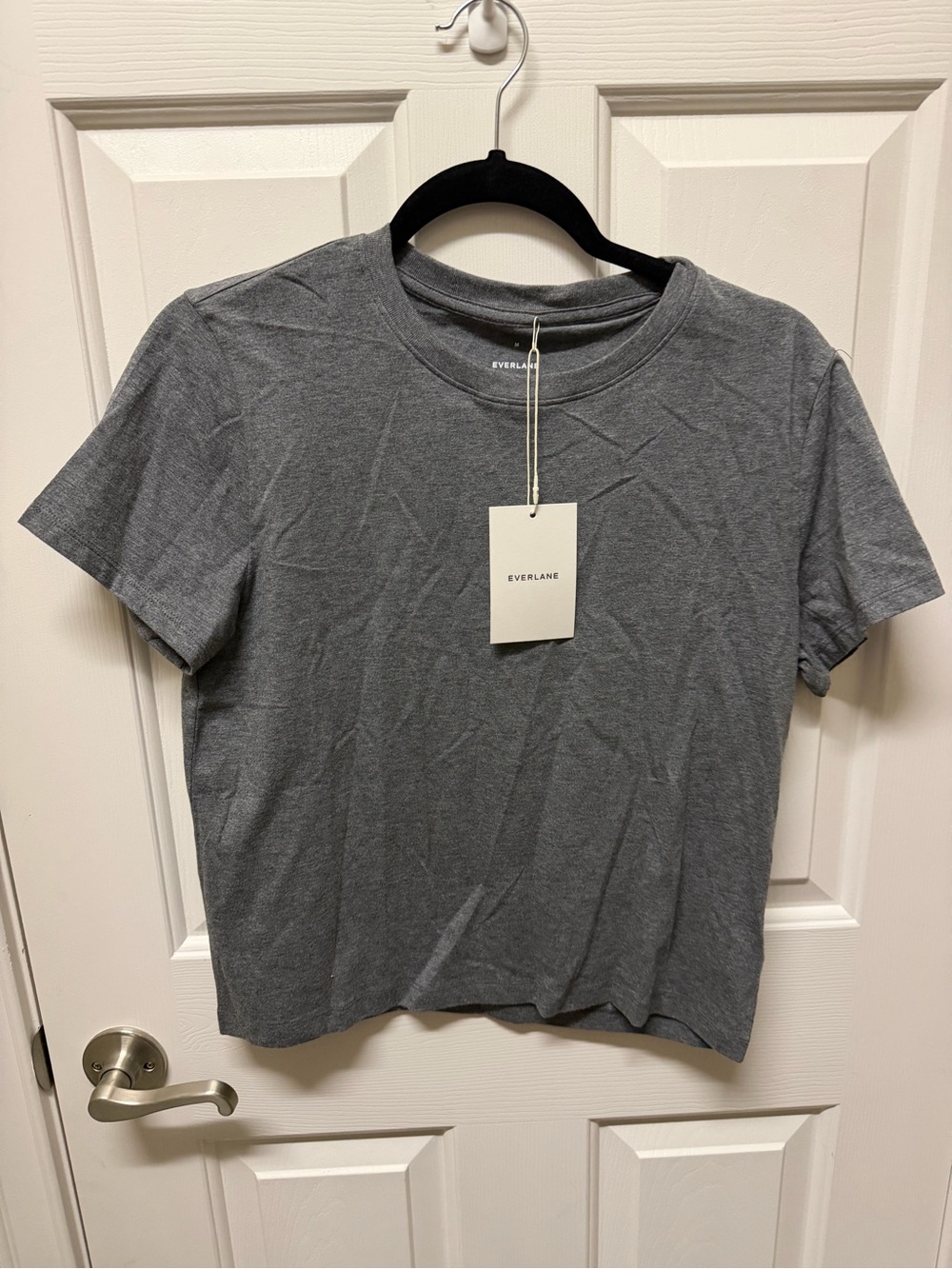 Everlane Women's Short Sleeve Crew Tee - Heather Gray